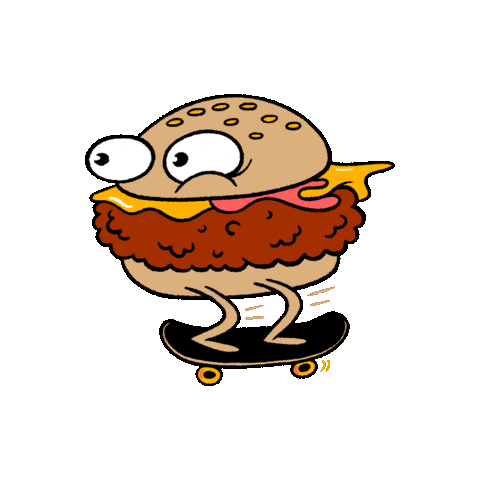 On My Way Skateboard Sticker by Chris Piascik