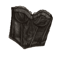 Corset Vintage Style Sticker