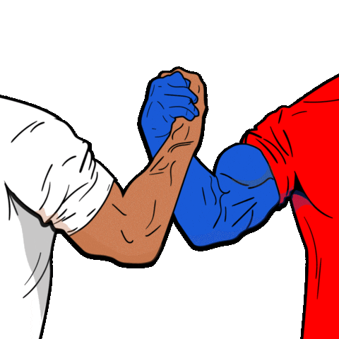 Crypto Epic Handshake Sticker by BigBrains