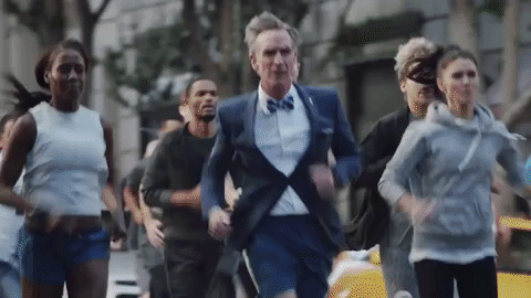 bill nye running GIF by ADWEEK
