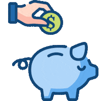 fixatoficial sat savings finanzas cerdo Sticker