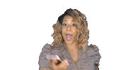 ComedianHollyLogan hello text ghost phone Sticker