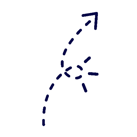 Arrow Sparkle Sticker by Trainual