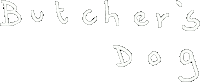Butchers Dog Sticker by butchers dog poetry magazine