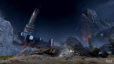 343 Industries Explosion GIF by Halo