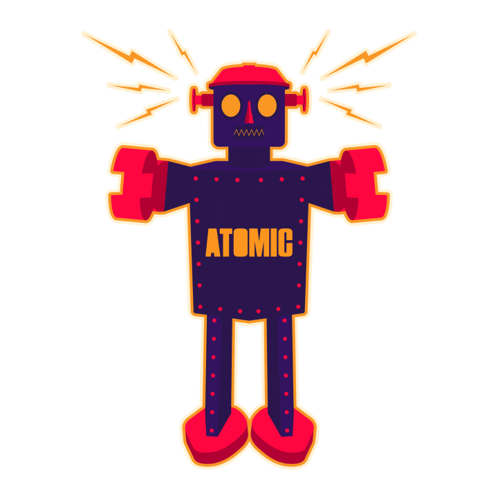 ATOMICBREWERY robot hazy hazy ipa redfern Sticker