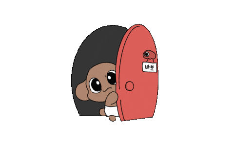 ujuice_ giphyupload door 강아지 우주 Sticker