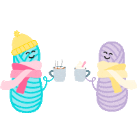 Hot Chocolate Christmas Sticker by Hobbii