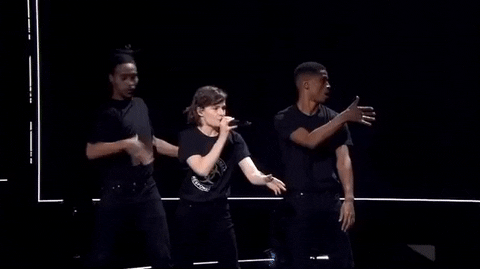 Christine And The Queens Brits GIF by BRIT Awards