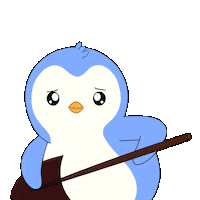 Lets Go Penguin Sticker by Pudgy Penguins