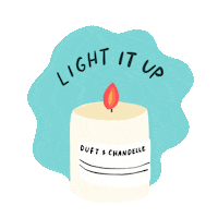 duftandchandelle fire star light moon Sticker