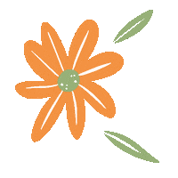 Flower Leaves Sticker by Tacméla