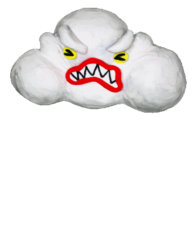 Angry Stop Motion Sticker by Headexplodie