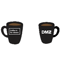 Black Coffee Success Sticker by The DMZ