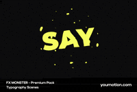 Animation Text GIF by youmotion.com