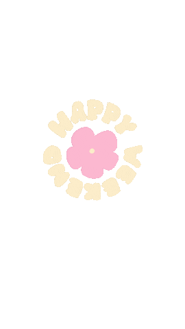 darjadraws giphyupload happy flower weekend Sticker