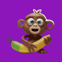 Monkey Banana GIF