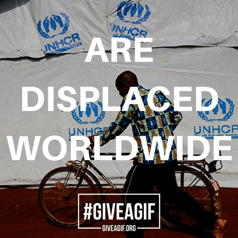 refugees GIF by Give A Gif