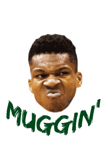 Mean Giannis Antetokounmpo Sticker by Milwaukee Bucks