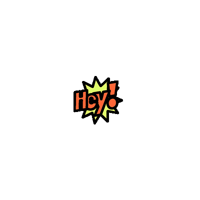 Good Morning Hello Sticker by Mat Voyce