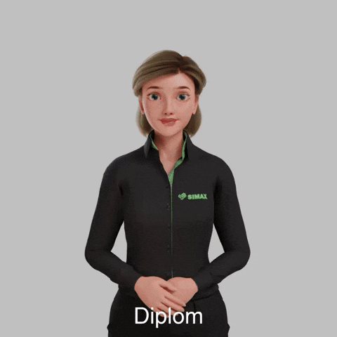 Avatar Gebärdensprache GIF by Sign Time - SiMAX