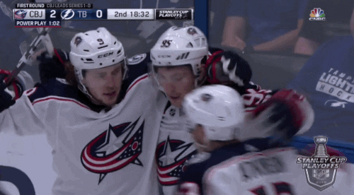 happy ice hockey GIF by NHL
