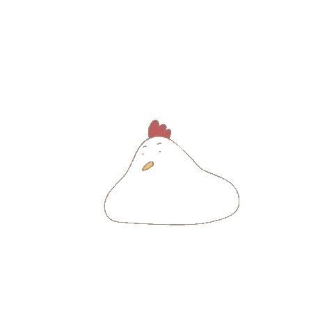 yoyowang1012 giphyupload chicken yoyowang meltingchicken Sticker