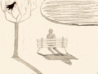 Black Bird Dreaming GIF by Barbara Pozzi