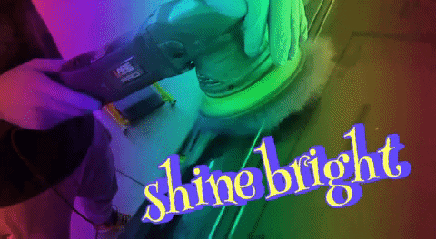 stickerynet detailing polishing shine bright autore GIF