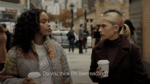 Overreacting Good Friends GIF by Max