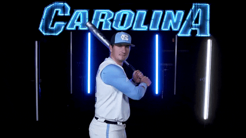 North Carolina Baseball GIF by UNC Tar Heels