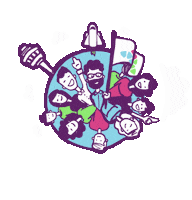 kambr world kambr kambrians Sticker