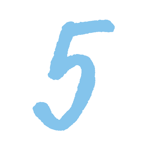 Baby Blue Number Sticker by Socialbakers