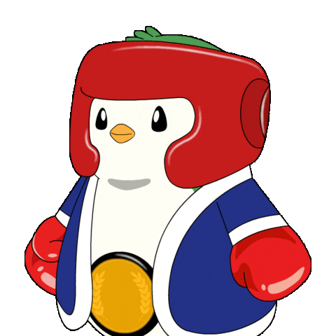 Battle Royale Win Sticker by Pudgy Penguins