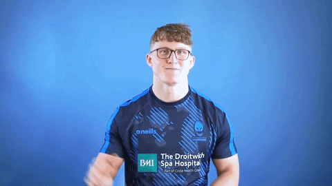 Wave Smile GIF by Worcester Warriors