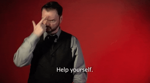 help yourself sign language GIF by Sign with Robert