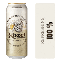 Beer Refreshing Sticker by Velkopopovický Kozel