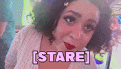 Stare Eye Roll GIF