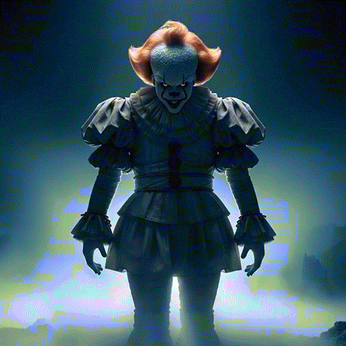 hardcreates giphyupload ai terror pennywise GIF