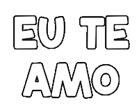 I Love You Frase Sticker