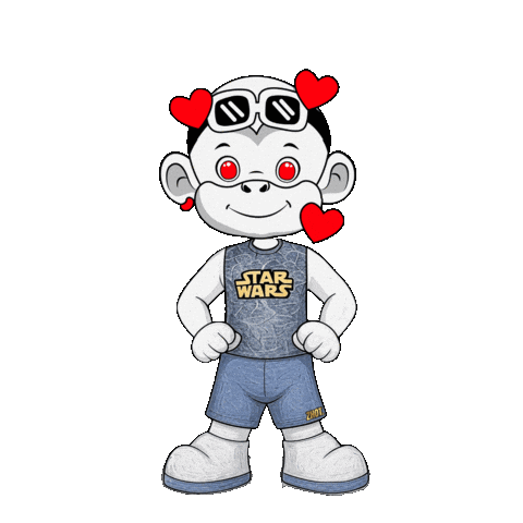 Rebel Heart Star Wars Love Sticker by Zhot Shop