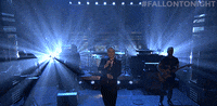fallontonight singing song lights performance GIF