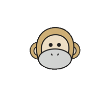 Mono Sticker by MonseArt