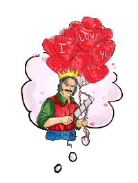 Valentines Day Valentine Sticker by Boh! Edizioni