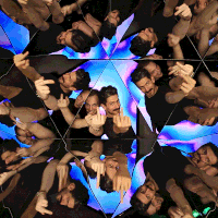 photobooth portrait kaleidoscope timeframe GIF