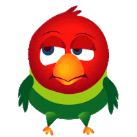 Bird Sticker by Cuckoo Workout