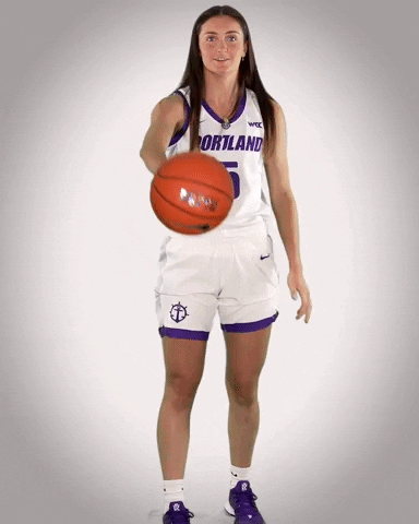 Womens Basketball Hoops GIF by Portland Pilots
