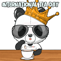Tea Time Sticker by PandaPals