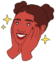 Sasha Wow Sticker by Clémence Gouy