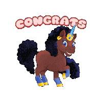 Magical Sticker by Afro Unicorn